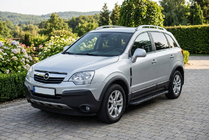 Opel Antara 2006-2017 Estribos Laterales Bosphorus Black (2 uds., Aluminio) foto 1