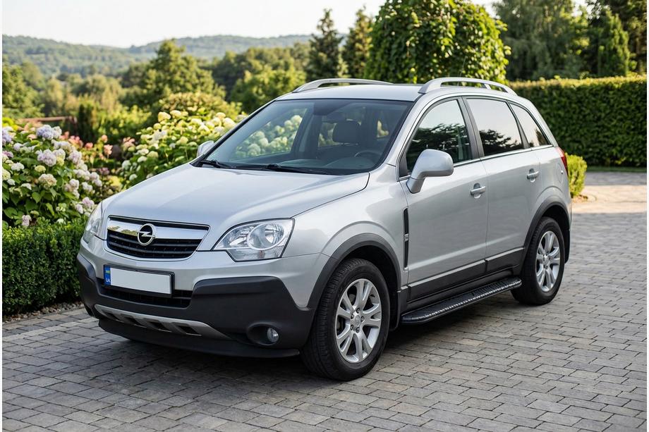 Opel Antara 2006-2017 Estribos Laterales Bosphorus Black (2 uds., Aluminio) Image