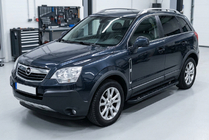 Opel Antara 2006-2017 Estribos Laterales RedLine Black (2 uds., Aluminio) foto 1
