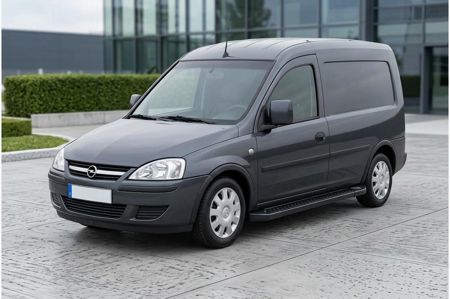 Opel Combo 2002–2012 Estribos Laterales Allmond Black (2 uds., Aluminio) Image
