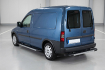 Opel Combo 2002–2012 Estribos Laterales RedLine V1 (2 uds., Aluminio) foto 1