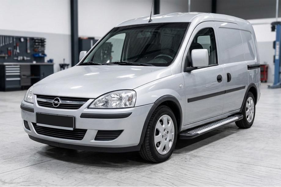 Opel Combo 2002–2012 Estribos Laterales Line (2 uds., Aluminio) Image