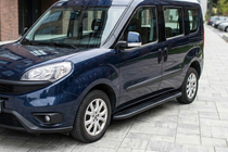 Opel Combo 2012-2018 Estribos Laterales Bosphorus Black (2 uds., Aluminio) foto 1