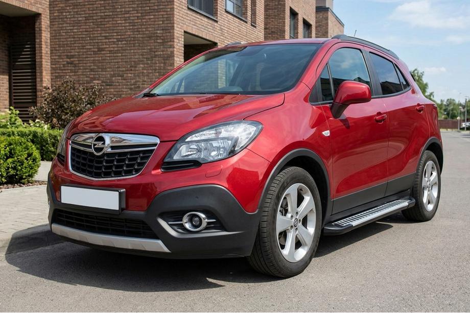 Opel Mokka 2012-2021 Estribos Laterales Line (2 uds., Aluminio) Image