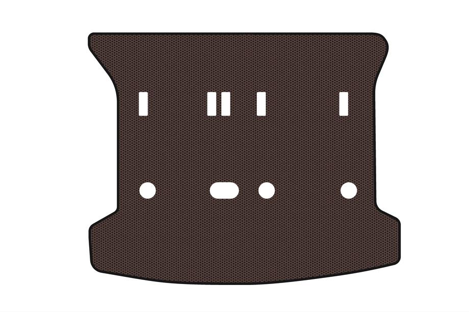 Peugeot 307 2001-2008 Alfombrilla de goma para maletero Carsuit (SW, marrón) Foto 1