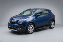 Opel Mokka 2012-2021 Estribos Laterales Bosphorus Black (2 uds., Aluminio) foto 1