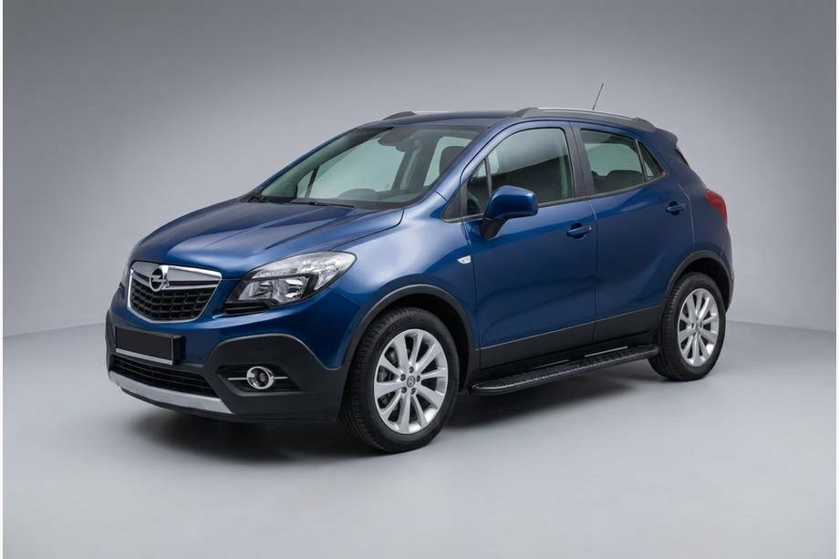 Opel Mokka 2012-2021 Estribos Laterales Bosphorus Black (2 uds., Aluminio) Image