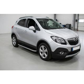 Estribos Laterales Tayga Grey (2 uds., Aluminio) Opel Mokka 2012-2021 foto 1