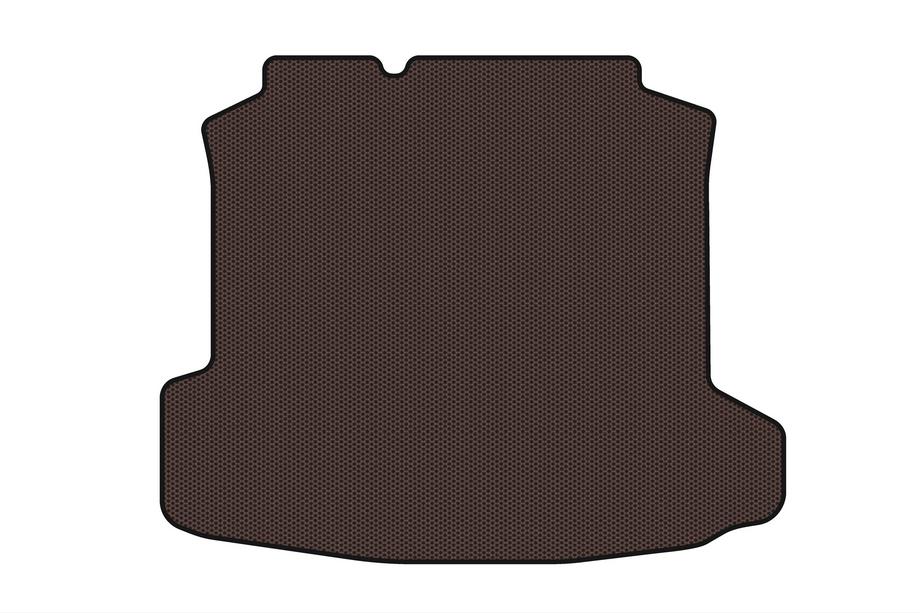 Volkswagen Polo 2010-2017 Alfombrilla de goma para maletero Carsuit (SD, marrón) Foto 1