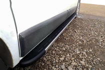 Opel Vivaro 2001–2015 Estribos Laterales Duru (2 uds., Aluminio) foto 1