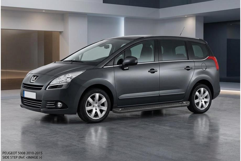 Peugeot 5008 2009-2016 Estribos Laterales Allmond Black (2 uds., Aluminio) Image