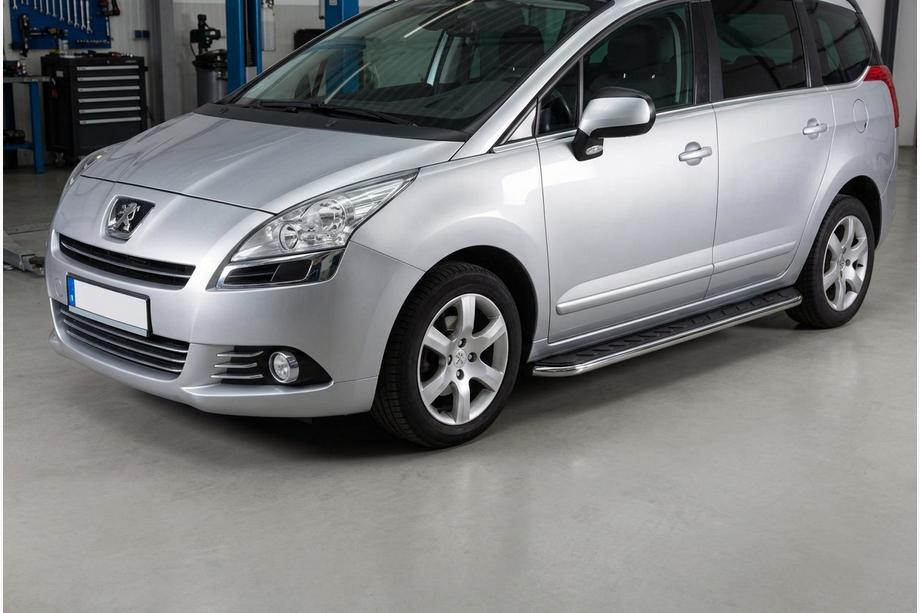 Peugeot 5008 2009-2016 Estribos Laterales Maydos V1 (2 uds., Aluminio y Acero Inoxidable) Image