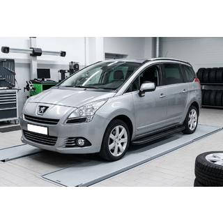 Estribos Laterales Bosphorus Black (2 uds., Aluminio) Peugeot 5008 2009-2016 foto 1