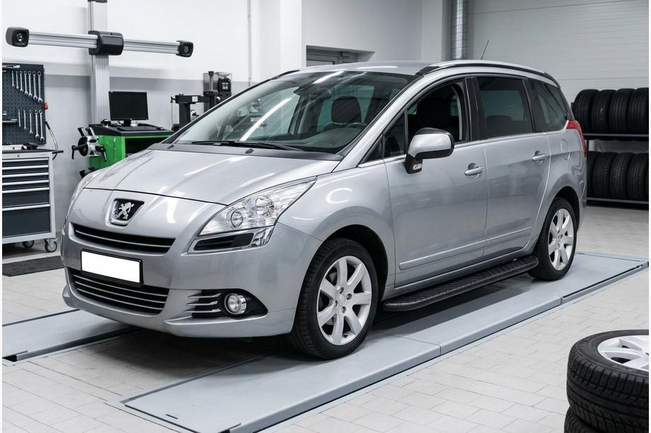 Peugeot 5008 2009-2016 Estribos Laterales Bosphorus Black (2 uds., Aluminio) Image