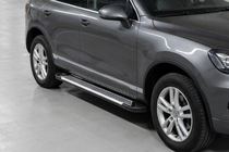 Porsche Cayenne 2003–2010 Estribos Laterales Line (2 uds., Aluminio) foto 1