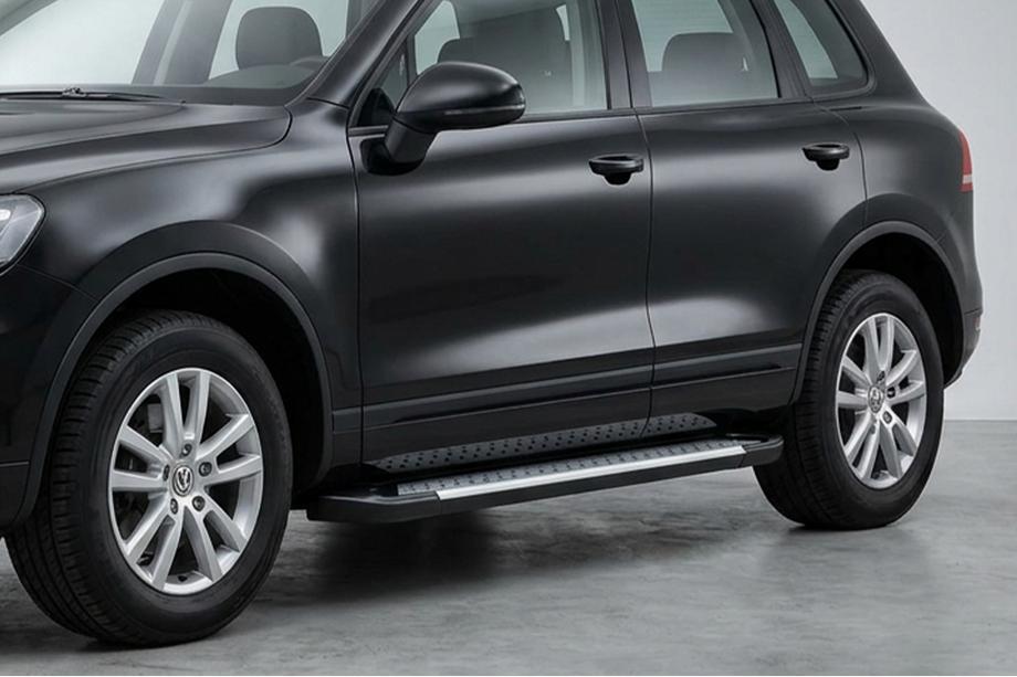 Porsche Cayenne 2003–2010 Estribos laterales Allmond (2 uds., aluminio) Image