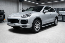 Porsche Cayenne 2010-2017 Estribos Laterales Tayga (2 uds., Aluminio) foto 1