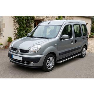 Estribos Laterales Maydos V1 (2 uds., Aluminio y Acero Inoxidable) Renault Kangoo 1998-2008 foto 1