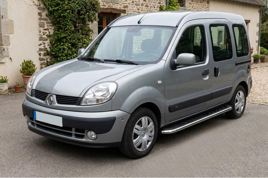 Renault Kangoo 1998-2008 Estribos Laterales Maydos V1 (2 uds., Aluminio y Acero Inoxidable) Image