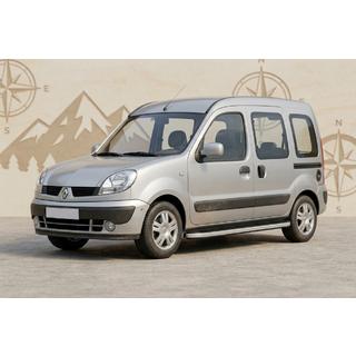 Estribos Laterales Tayga Grey (2 uds., Aluminio) Renault Kangoo 1998-2008 foto 1