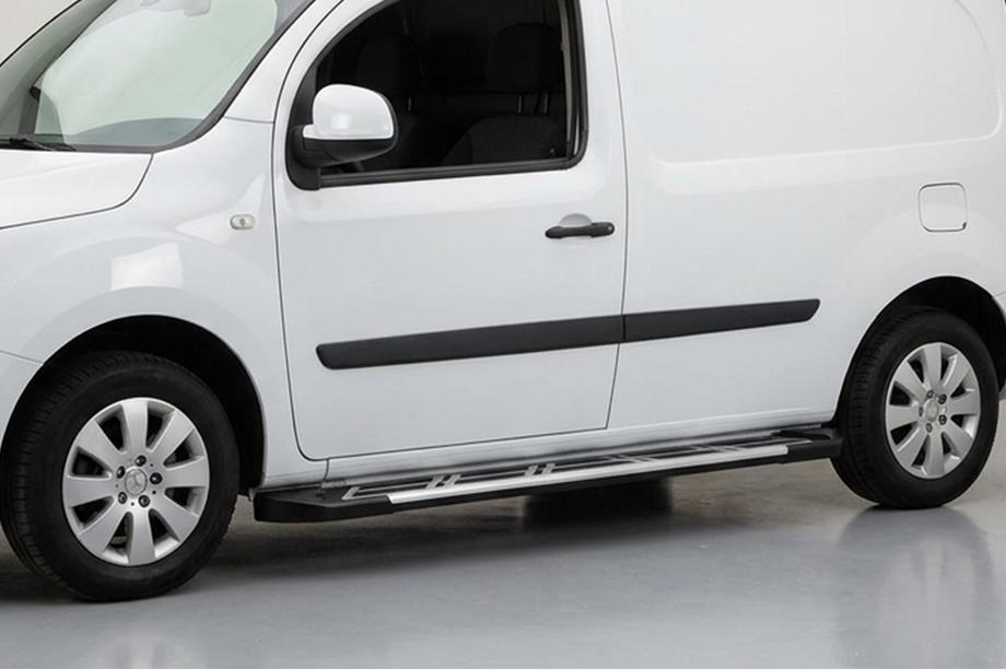 Renault Kangoo 2008–2020 Estribos Laterales Sunrise (2 uds., Aluminio) Batalla Larga Image
