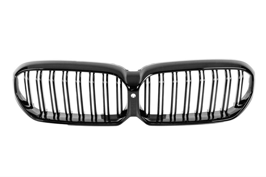 BMW Serie 5 G30/G31 2017–2023 Rejillas M-Look V2 (2021-2023, Negro Brillante) Foto 2
