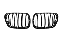 BMW X5 E53 1999–2006 Rejillas M-Look (1999-2003, Negro Brillante) foto 5