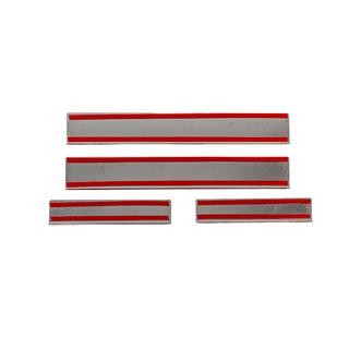 Embellecedores de estriberas Carmos (4pcs, acero inoxidable) foto 4