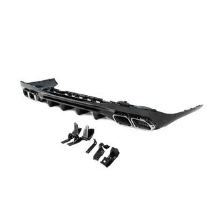 Difusor trasero con salidas de escape (diseño AMG C63) Mercedes C-class W206 2022- foto 4
