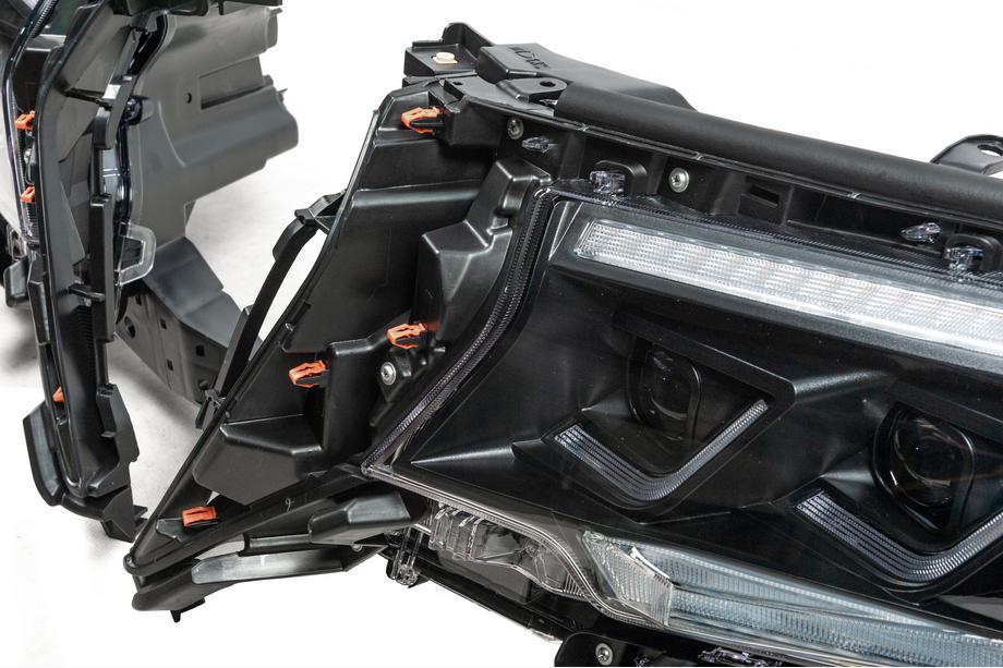Toyota Land Cruiser Prado 150 2009-2023 Faros Delanteros Lexus-Design-3-LED V2 (2017+, Juego de 2) Foto 5