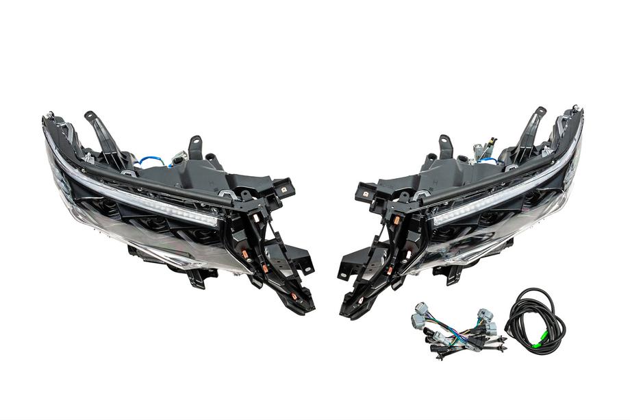 Toyota Land Cruiser Prado 150 2009-2023 Faros Delanteros Lexus-Design-3-LED V2 (2017+, Juego de 2) Foto 6