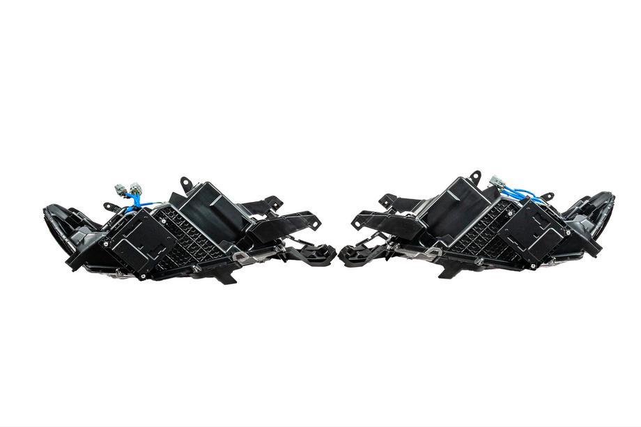 Toyota Land Cruiser Prado 150 2009-2023 Faros Delanteros Lexus-Design-3-LED V2 (2017+, Juego de 2) Foto 8
