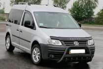 Volkswagen Caddy 2004-2010 Defensa Delantera WT004 Negra (Acero Inoxidable) foto 3