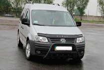 Volkswagen Caddy 2004-2010 Defensa Delantera WT004 Negra (Acero Inoxidable) foto 4