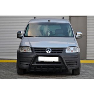 Defensa Delantera WT003 Negra Acero Inoxidable foto 1