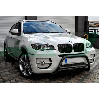 Defensa Delantera WT003 Negra Acero Inoxidable foto 1