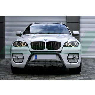 Defensa Delantera WT003 Negra Acero Inoxidable foto 2