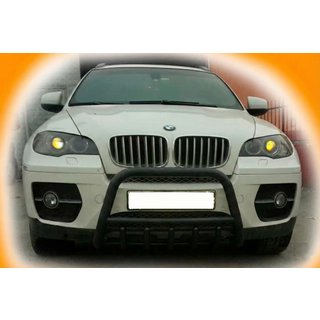 Defensa Delantera WT003 Negra Acero Inoxidable foto 4