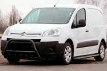 Citroen Berlingo 2008-2018 Defensa Delantera WT003 Negra Acero Inoxidable foto 1