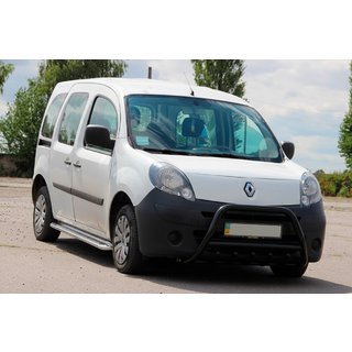 Defensa Delantera WT003 Negra Acero Inoxidable Mercedes Citan 2013-2021 foto 3