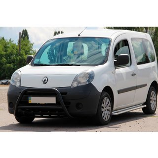 Defensa Delantera WT003 Negra Acero Inoxidable Mercedes Citan 2013-2021 foto 4