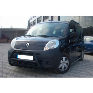 Defensa Delantera WT003 Negra Acero Inoxidable Mercedes Citan 2013-2021 foto 2