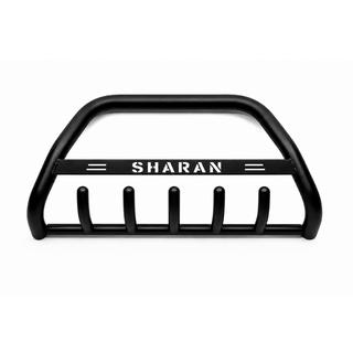 Defensa Delantera WT004 Negra (Acero Inoxidable) Volkswagen Sharan 1995-2010 foto 4