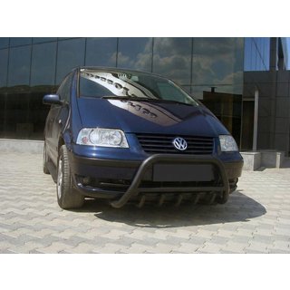Defensa Delantera WT003 Negra Acero Inoxidable Volkswagen Sharan 2010-2023 foto 1