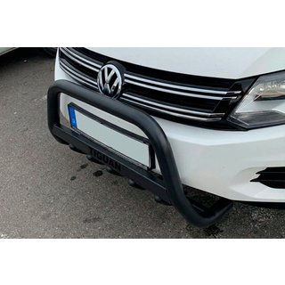 Defensa Delantera WT004 Negra (Acero Inoxidable) Volkswagen Tiguan 2007-2016 foto 2