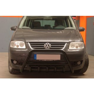 Defensa Delantera WT003 Negra Acero Inoxidable Volkswagen Touran 2003-2010 foto 1