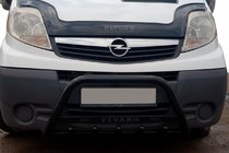 Opel Vivaro 2001–2015 Defensa Delantera WT004 Negra (Acero Inoxidable) foto 5