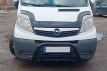 Opel Vivaro 2001–2015 Defensa Delantera WT004 Negra (Acero Inoxidable) foto 6