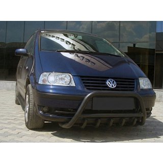 Defensa Delantera WT003 Negra Acero Inoxidable Ford Galaxy 1995-2006 foto 1
