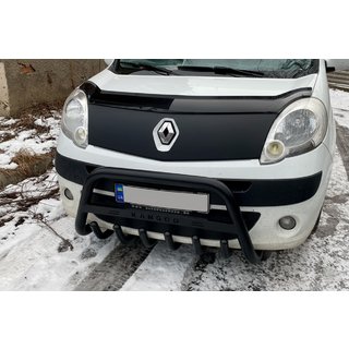 Defensa Delantera WT004 Negra (Acero Inoxidable) Renault Kangoo 2008–2020 foto 2